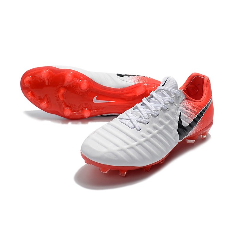 Nike Tiempo Legend Elite FG Bílý Červené